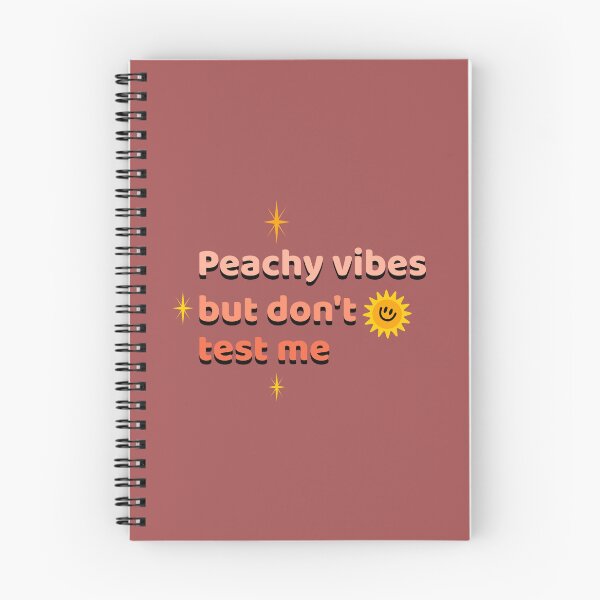 Item preview, Peachy Vibes but don't test me designed and sold by AKreation.