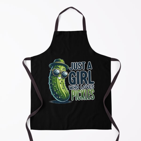 Item preview, I'm Just a Girl Who Loves Pickles Funny Pickle Lovers Tee designed and sold by smartrocket.