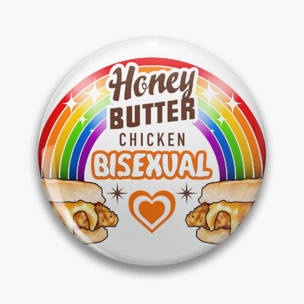 Item preview, Honey Butter chicken bisexual Whataburger inspired sticker designed and sold by SpookyTatBabe.