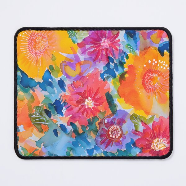 Item preview, Digital Doppleganger. Warm floral smash designed and sold by bekki smith.