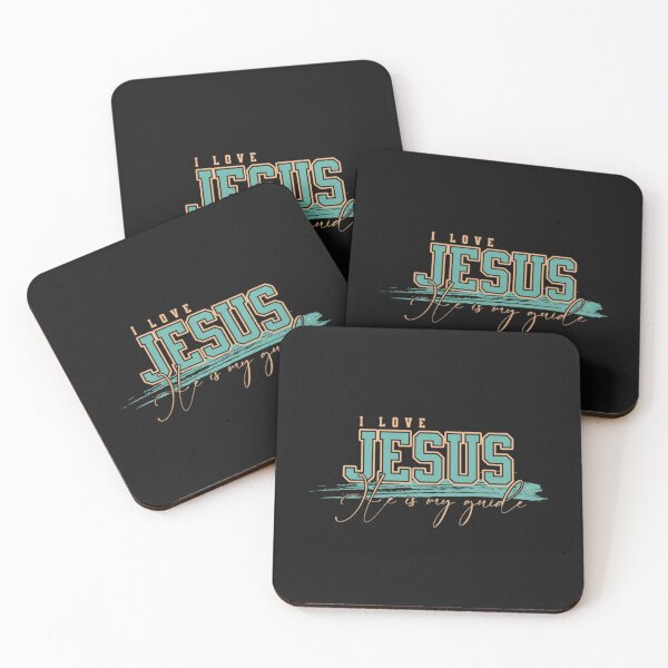 Item preview, I LOVE JESUS,EHE IS MY GUIDE designed and sold by Virtuousvogue.