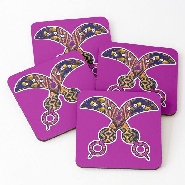 Item preview, Purple and Gold Akofena designed and sold by artbyomega.