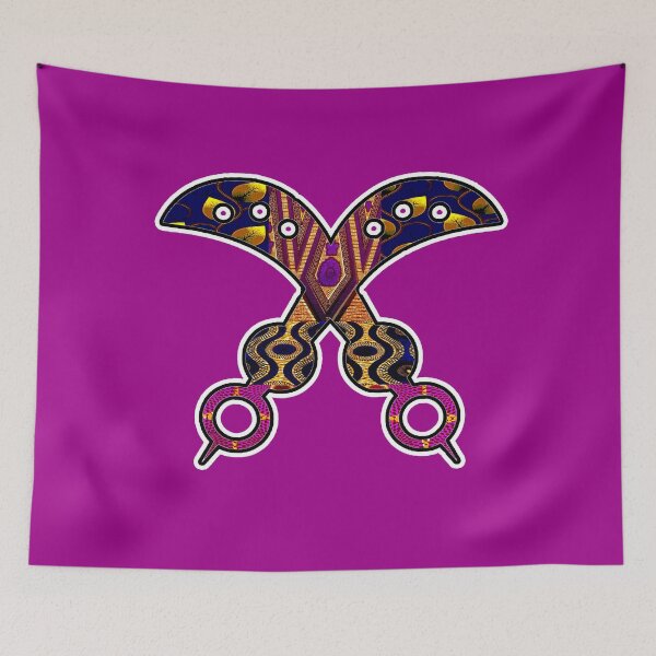 Item preview, Purple and Gold Akofena designed and sold by artbyomega.