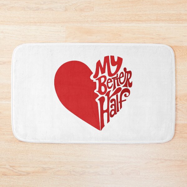 Item preview, My Better Half: Broken Heart Design with a Romantic Twist | Perfect for Valentine's Day designed and sold by H Jonas.