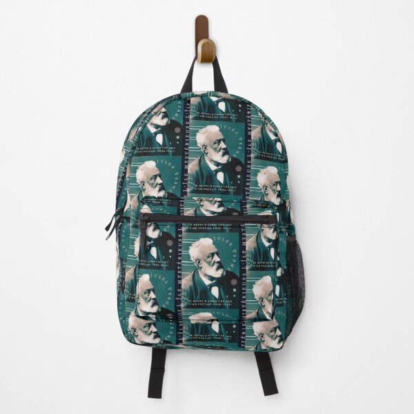 Item preview, Jules Verne quote: “je meurs d'avoir cru que l'on pouvait vivre seul!” designed and sold by artbleed.