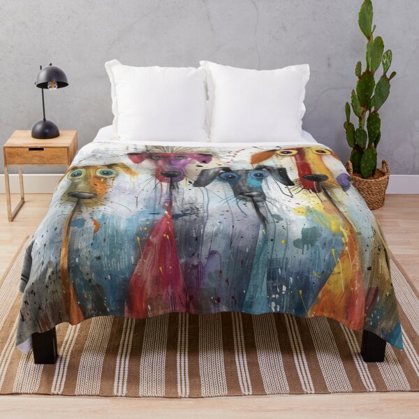 Item preview, Colorful Canine Chaos designed and sold by NeoNebulaArt.