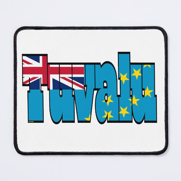 Item preview, Tuvalu Flag Inside Tuvaluan Font designed and sold by Havocgirl.