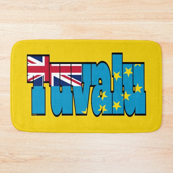 Item preview, Tuvalu Flag Inside Tuvaluan Font designed and sold by Havocgirl.