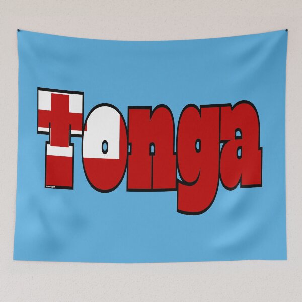 Item preview, Tonga Font with Tongan Flag designed and sold by Havocgirl.