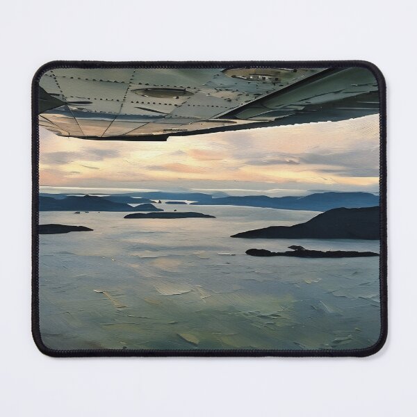 Item preview, Flying By San Juan Islands WA (Oil Painting) designed and sold by flyscenicair.
