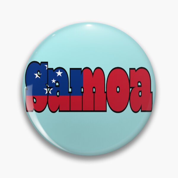 Item preview, Samoa Font with Samoan Flag designed and sold by Havocgirl.