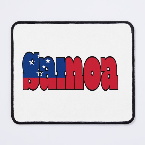 Item preview, Samoa Font with Samoan Flag designed and sold by Havocgirl.