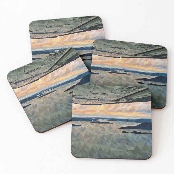 Item preview, Flying By San Juan Islands WA (Poly Art) designed and sold by flyscenicair.