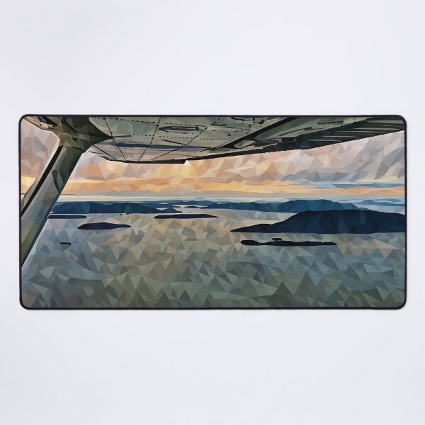 Item preview, Flying By San Juan Islands WA (Poly Art) designed and sold by flyscenicair.