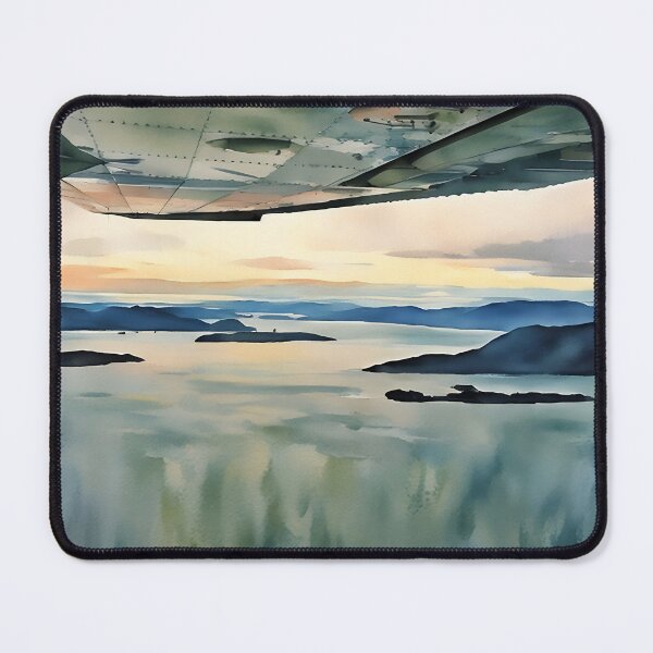 Item preview, Flying By San Juan Islands WA (Watercolor) designed and sold by flyscenicair.