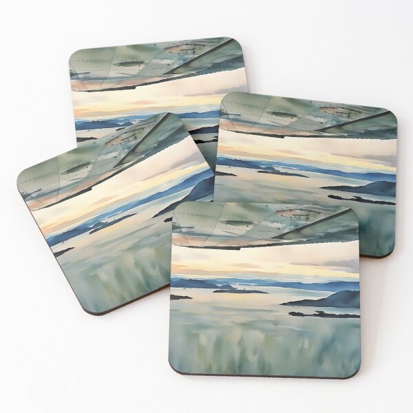 Item preview, Flying By San Juan Islands WA (Watercolor) designed and sold by flyscenicair.
