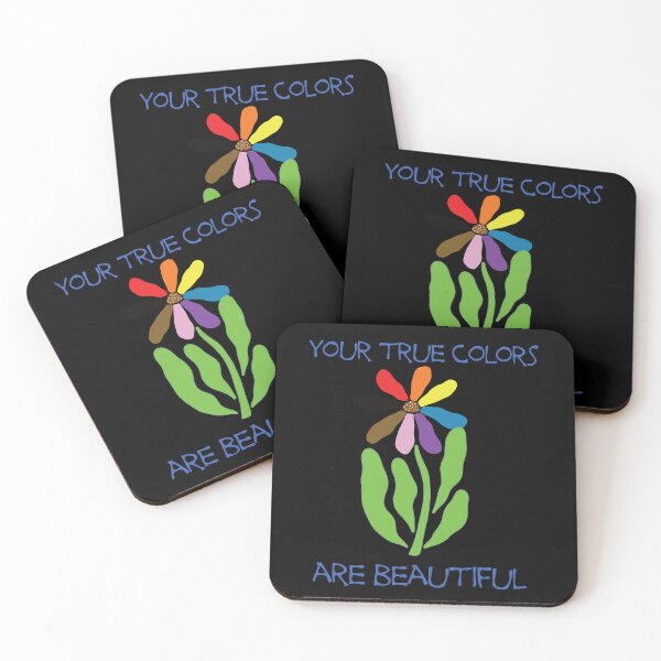 Item preview, Your True Colors are Beautiful - Abstract Flower - Version 3 designed and sold by FaeryNuff.