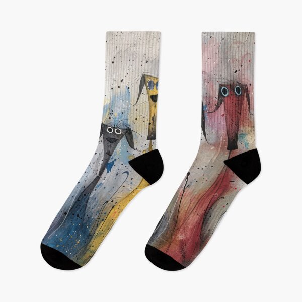 Item preview, Vivid Hound Parade in Splatter Art designed and sold by NeoNebulaArt.