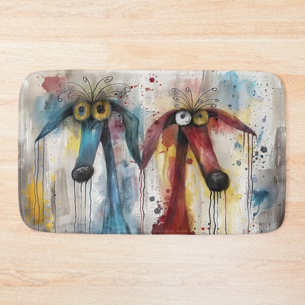 Item preview, Oddball Duo in Splatter Art designed and sold by NeoNebulaArt.