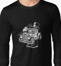 Old truck Cartoon Character Long Sleeve T-Shirt