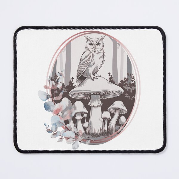 Item preview, Owl & Mushrooms designed and sold by MakeWayDesign.