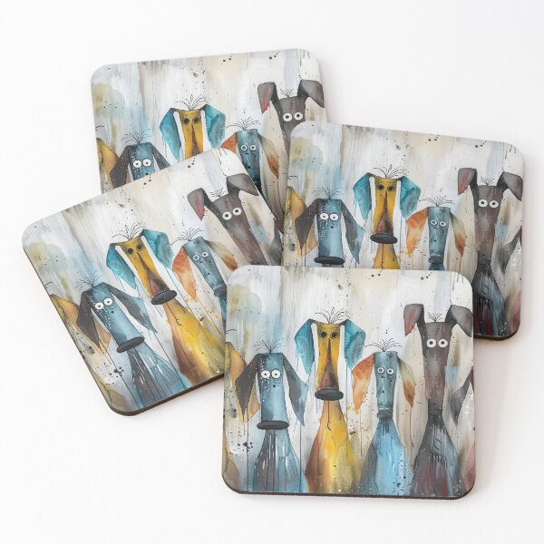 Item preview, Whimsical Dog Portraits in Watercolor designed and sold by NeoNebulaArt.