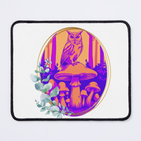 Item preview, Owl & Mushrooms designed and sold by MakeWayDesign.