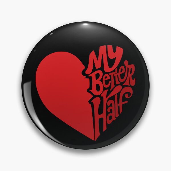Item preview, My Better Half: Romantic Broken Heart Art | Celebrate Your Soulmate This Valentine's Day designed and sold by H Jonas.