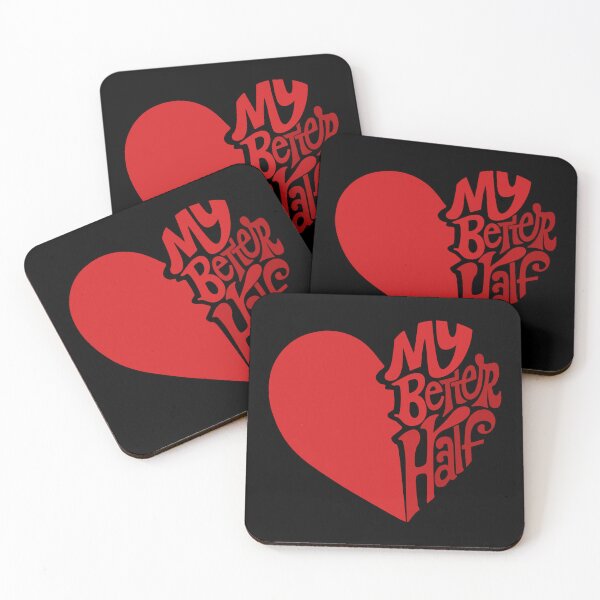 Item preview, My Better Half: Romantic Broken Heart Art | Celebrate Your Soulmate This Valentine's Day designed and sold by H Jonas.