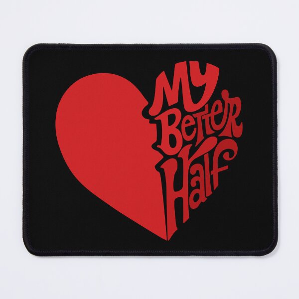 Item preview, My Better Half: Romantic Broken Heart Art | Celebrate Your Soulmate This Valentine's Day designed and sold by H Jonas.