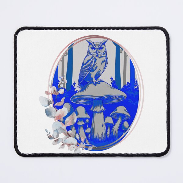 Item preview, Owl & Mushrooms designed and sold by MakeWayDesign.