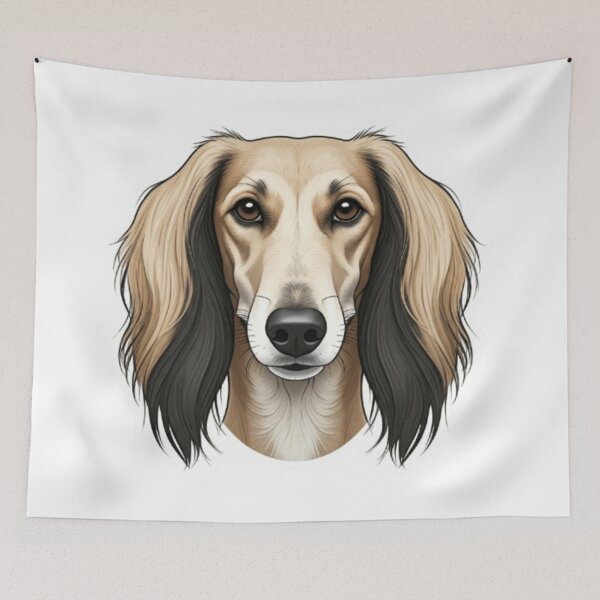 Item preview, salukis dog designed and sold by StickersRyous.