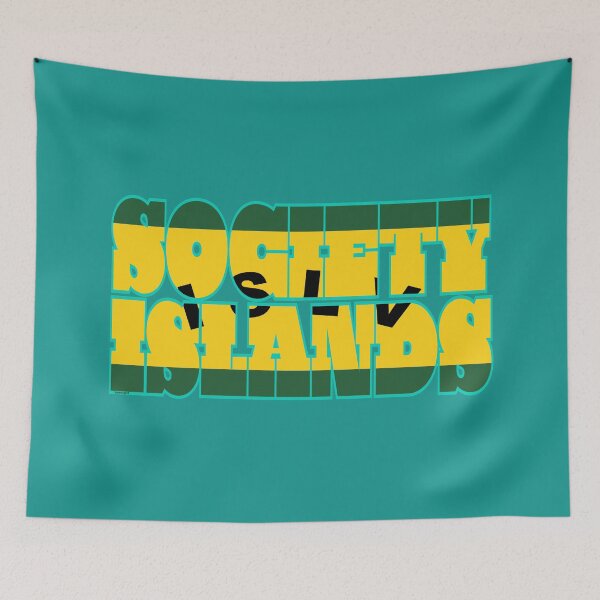 Item preview, Society Islands Font with Society Islander Flag designed and sold by Havocgirl.