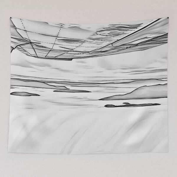 Item preview, Flying By San Juan Islands WA (Sketch) designed and sold by flyscenicair.
