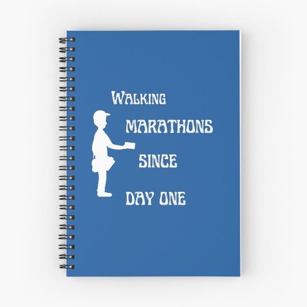 Item preview, Walking Marathons Since Day One Postal Humor designed and sold by WilAugusta.