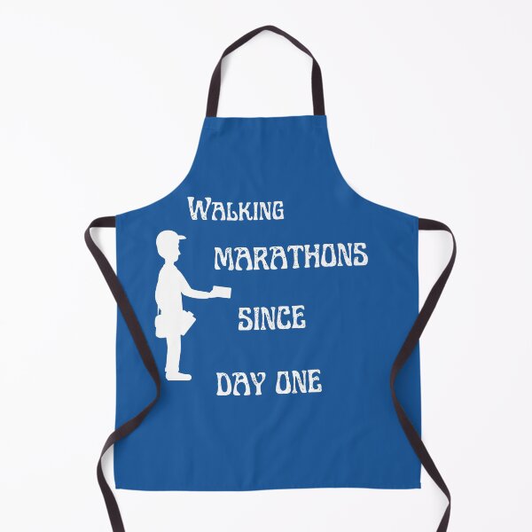 Item preview, Walking Marathons Since Day One Postal Humor designed and sold by WilAugusta.
