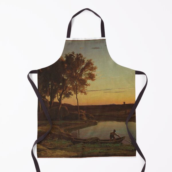 Item preview, Landscape with Lake and Boatman designed and sold by LegacyPressCo.