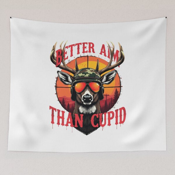 Item preview, I Aim Better Than Cupid Hunting Valentine’s Day designed and sold by ArtFromBeyond.