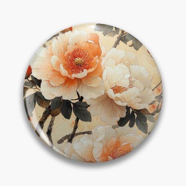 Item preview, peonies and cherry blossoms designed and sold by SetMyHeart.