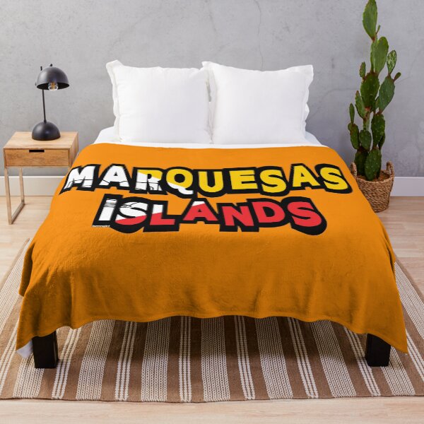 Item preview, Marquesas Islands Font with Marquesan Flag designed and sold by Havocgirl.