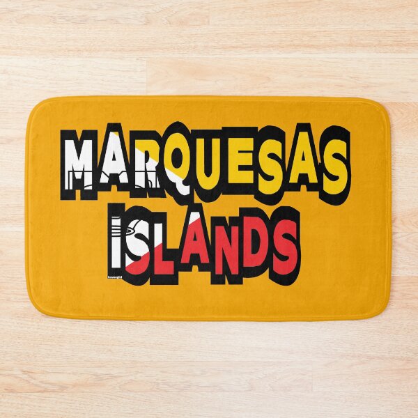Item preview, Marquesas Islands Font with Marquesan Flag designed and sold by Havocgirl.
