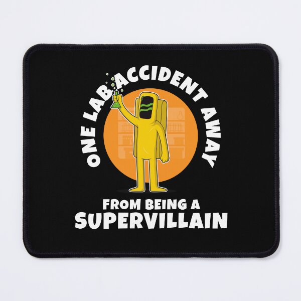 Item preview, One lab accident away from being a super villain designed and sold by messy-nessie.