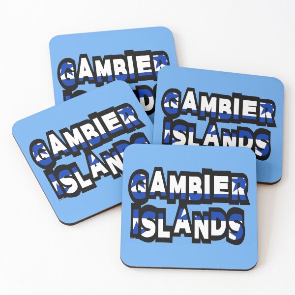 Item preview, Gambier Islands Font with Gambier Islander Flag designed and sold by Havocgirl.