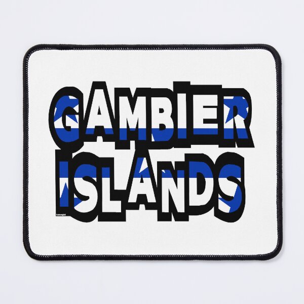 Item preview, Gambier Islands Font with Gambier Islander Flag designed and sold by Havocgirl.