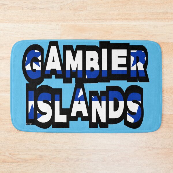 Item preview, Gambier Islands Font with Gambier Islander Flag designed and sold by Havocgirl.