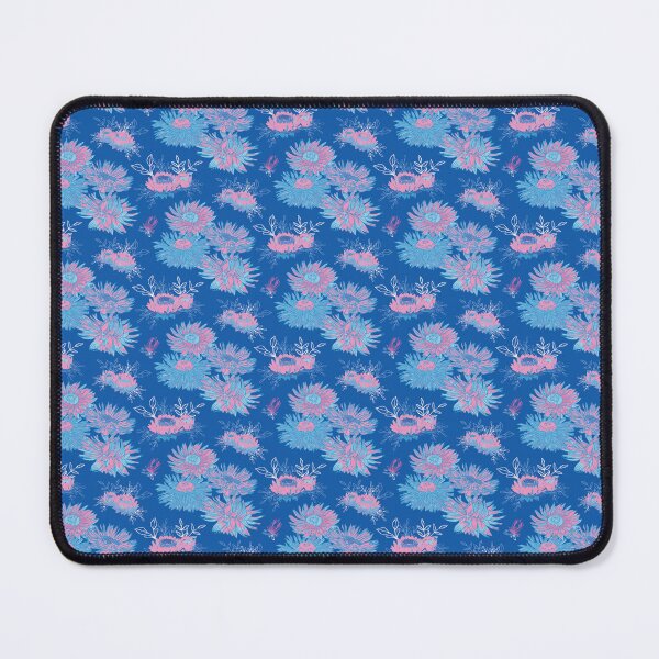 Item preview, Australian Everlasting Daisy Pattern blue pink designed and sold by blueidesign.
