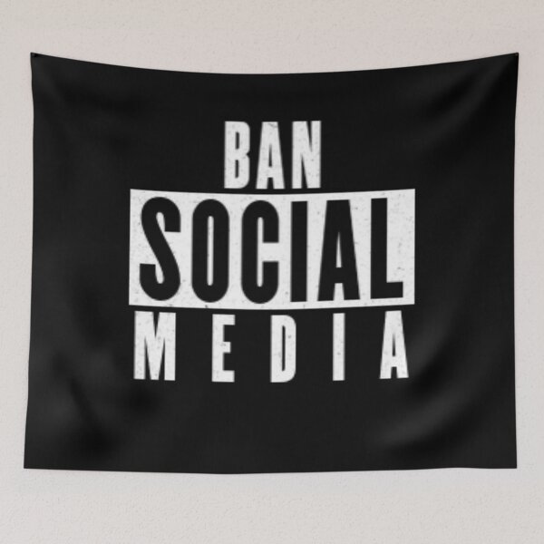 Item preview, Ban Social Media designed and sold by Flirt-Teez.