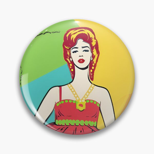 Item preview, "Retro Chic Doll" designed and sold by TopRBArtist.