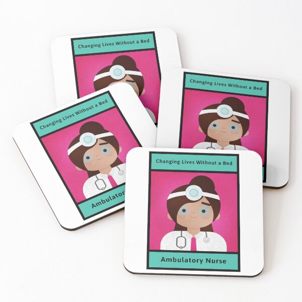 Item preview, Illustration of Ambulatory Female Nurse With Praise sentence  designed and sold by SRF Art & Designs.