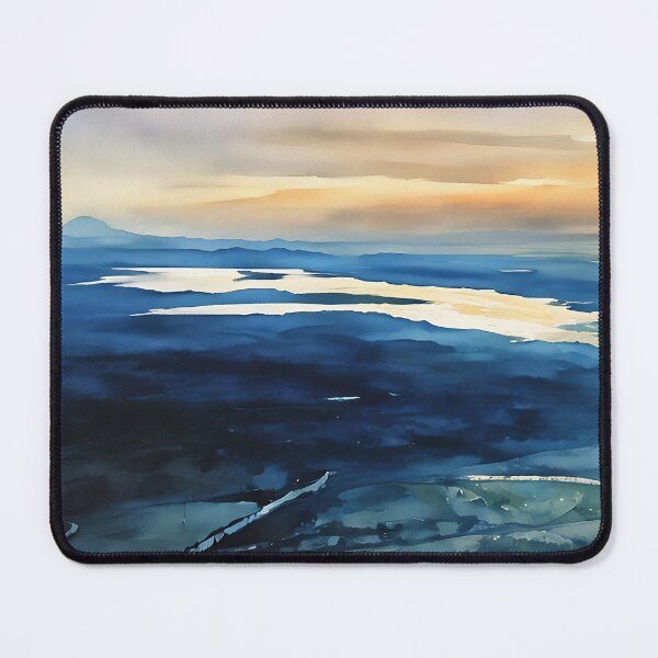 Artikelvorschau, Mt. Rainier River Valley (Aquarell) entworfen und verkauft von flyscenicair.